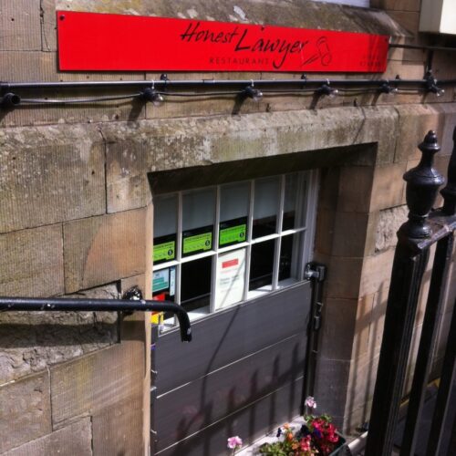 Honst Lawyer Restaurant, Cockermouth flood barriers