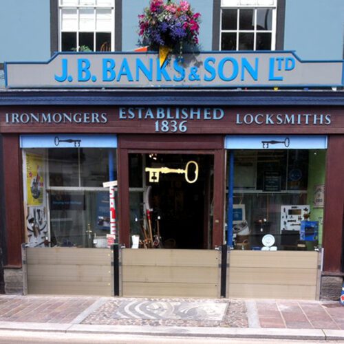 JB Banks & Son, Cockermouth flood barriers