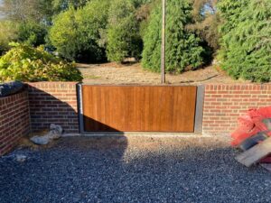 PERKINS flood gate installed