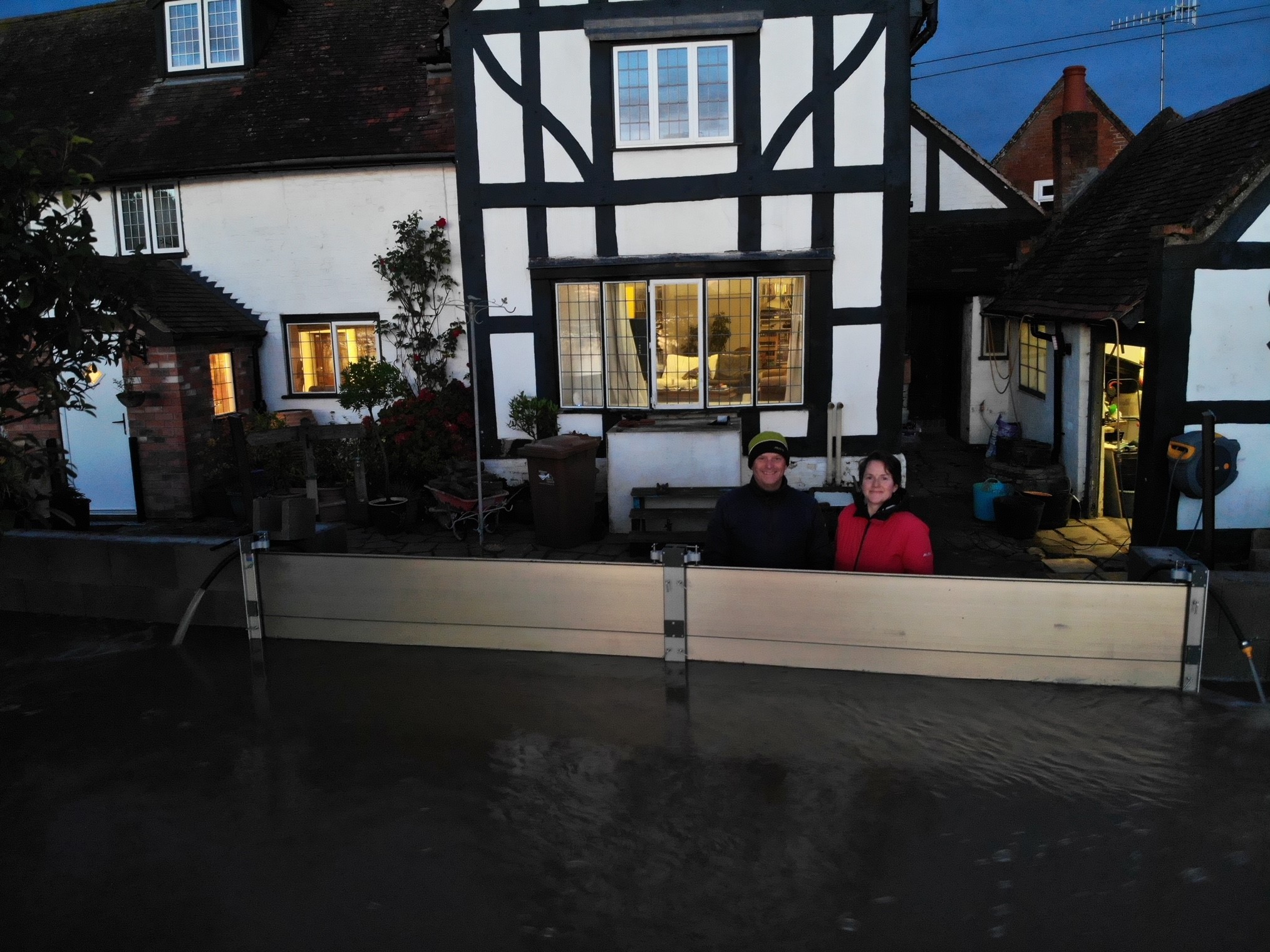 Lakeside Barriers protect properties in Storm Henk