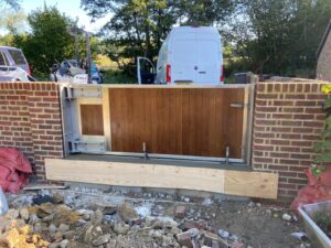 How to flood proof your home: A flood gate installed by Lakeside Flood Solutions